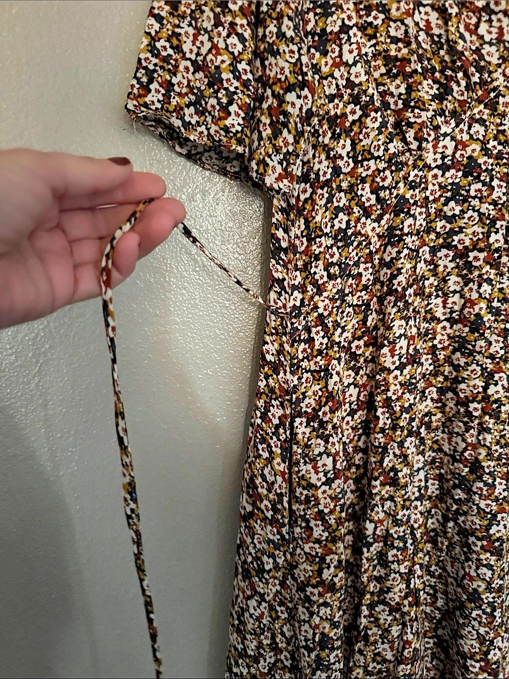 Floral Midi Dress in Black & Brown
Cottagecore